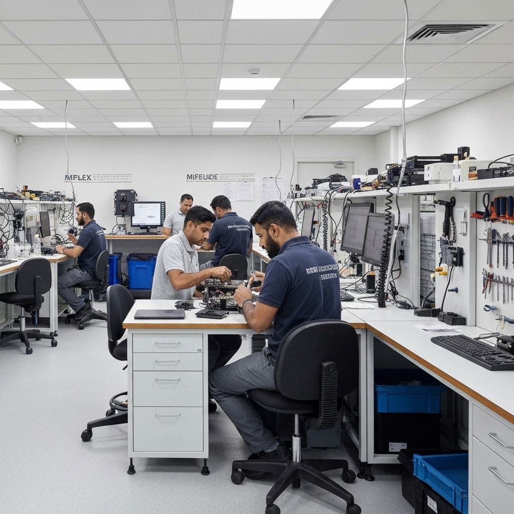SSN Repairs modern repair facility with diagnostic equipment