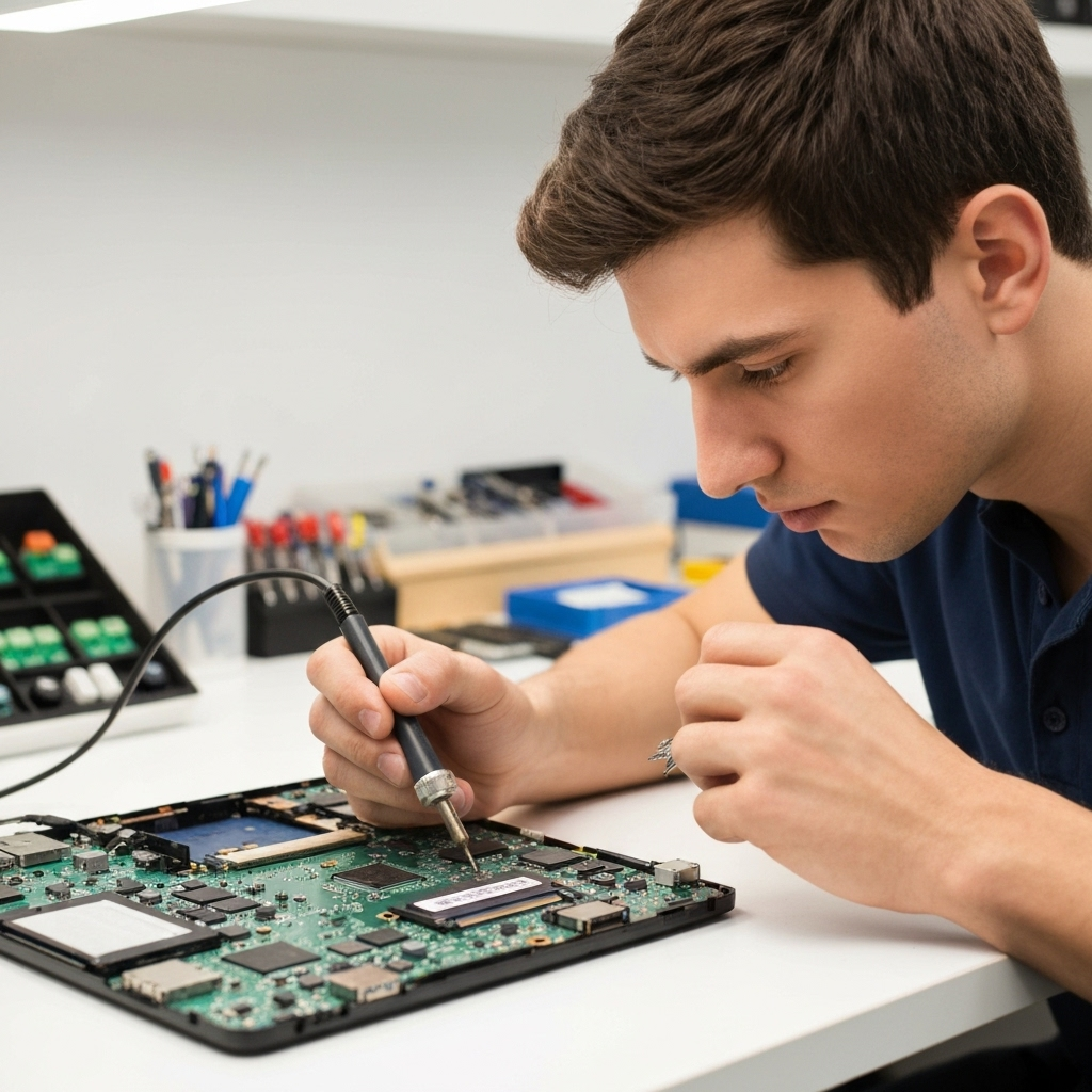 Computer Repair - Professional electronics repair service with 30-day warranty